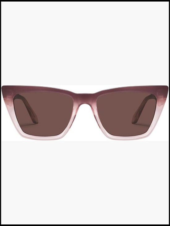 Women\'s Cat Eye Sunglasses with UV Protection, Plastic Frame, Gradient Lens